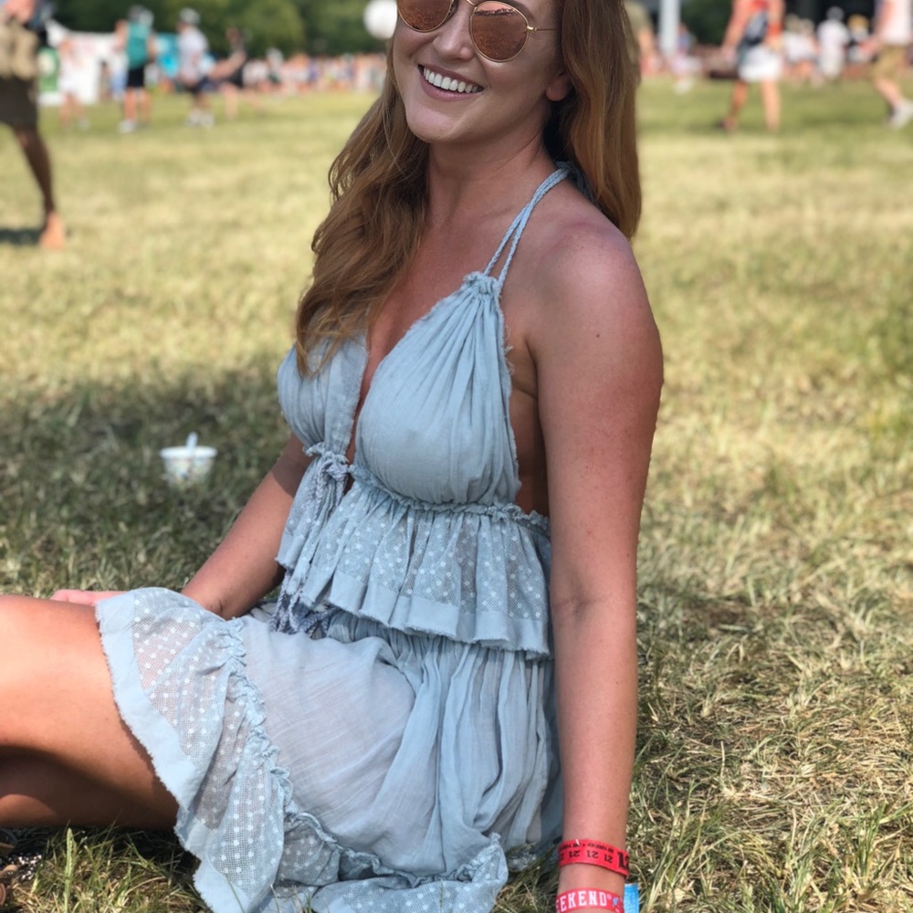 Free People 200 Degrees Set size medium in blue